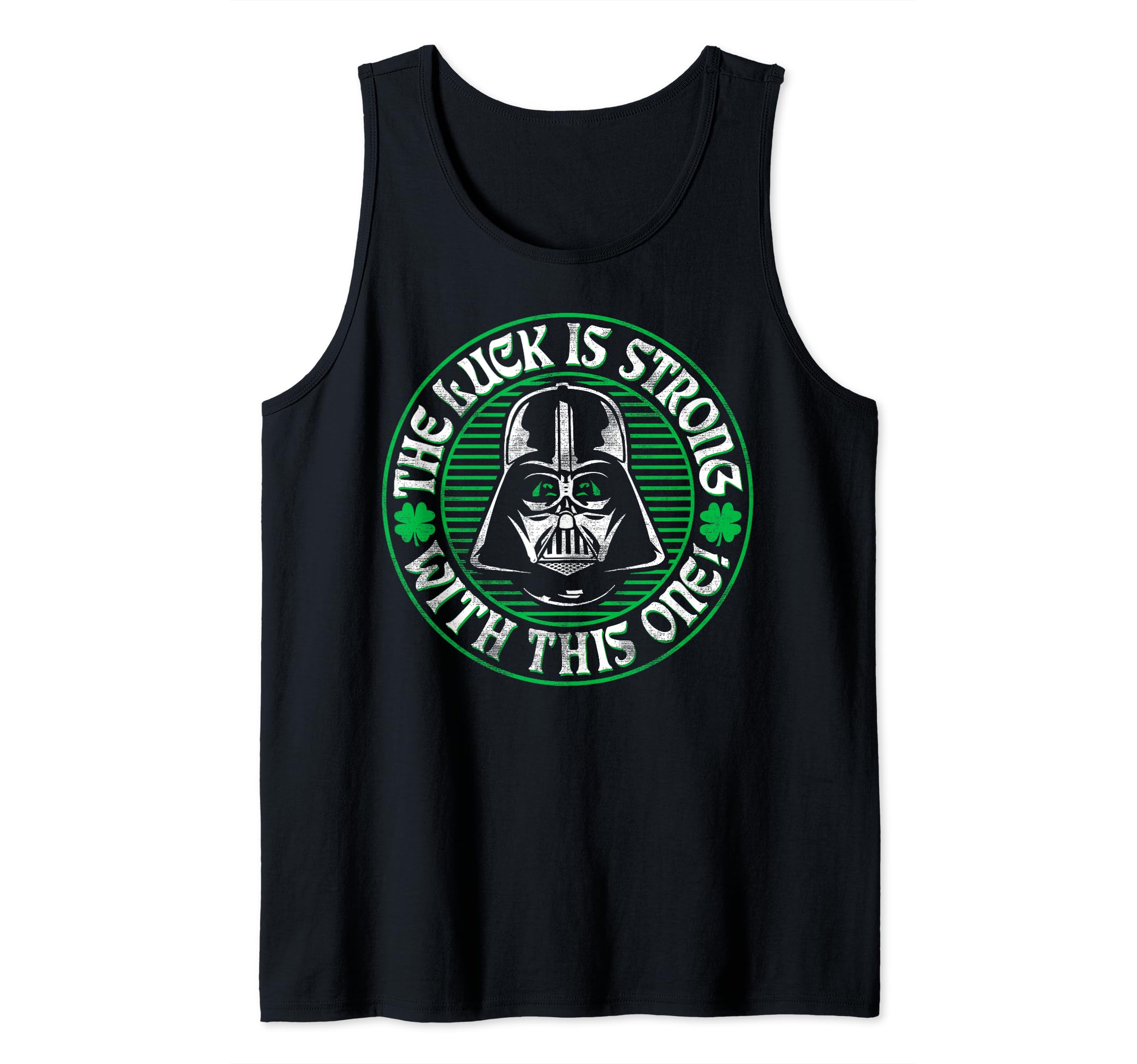 Star Wars Vader Luck Is Strong Saint Patrick Tank Top