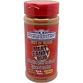 SuckleBusters Meat Candy BBQ Seasoning for Pork, and Chicken – Super Sweet, Deep Red Color, Slightly Smoky BBQ Flavor, 13 oz Shaker Jar