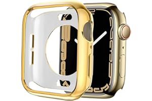 BOTOMALL Compatible with Apple Watch Bumper Case 41mm Series 9 Series 8 Series 7 Soft Flexible TPU Thin Lightweight Protective Cover for iWatch [NO Front Screen Protector]
