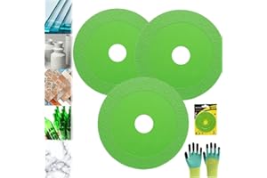 EKOMFO Rock Slab Grinding Disc, Rock Slab Flat Grinding Cutting Piece, Indestructible Disc for Angle Grinder, Rock Plate Flat Grinding Blade, Tile and Rock Slab Cutting and Angle Grinder Discs (3pcs)