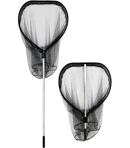 Ed Cumings Red White & Blue Rubber Landing Net, Large : Sports & Outdoors