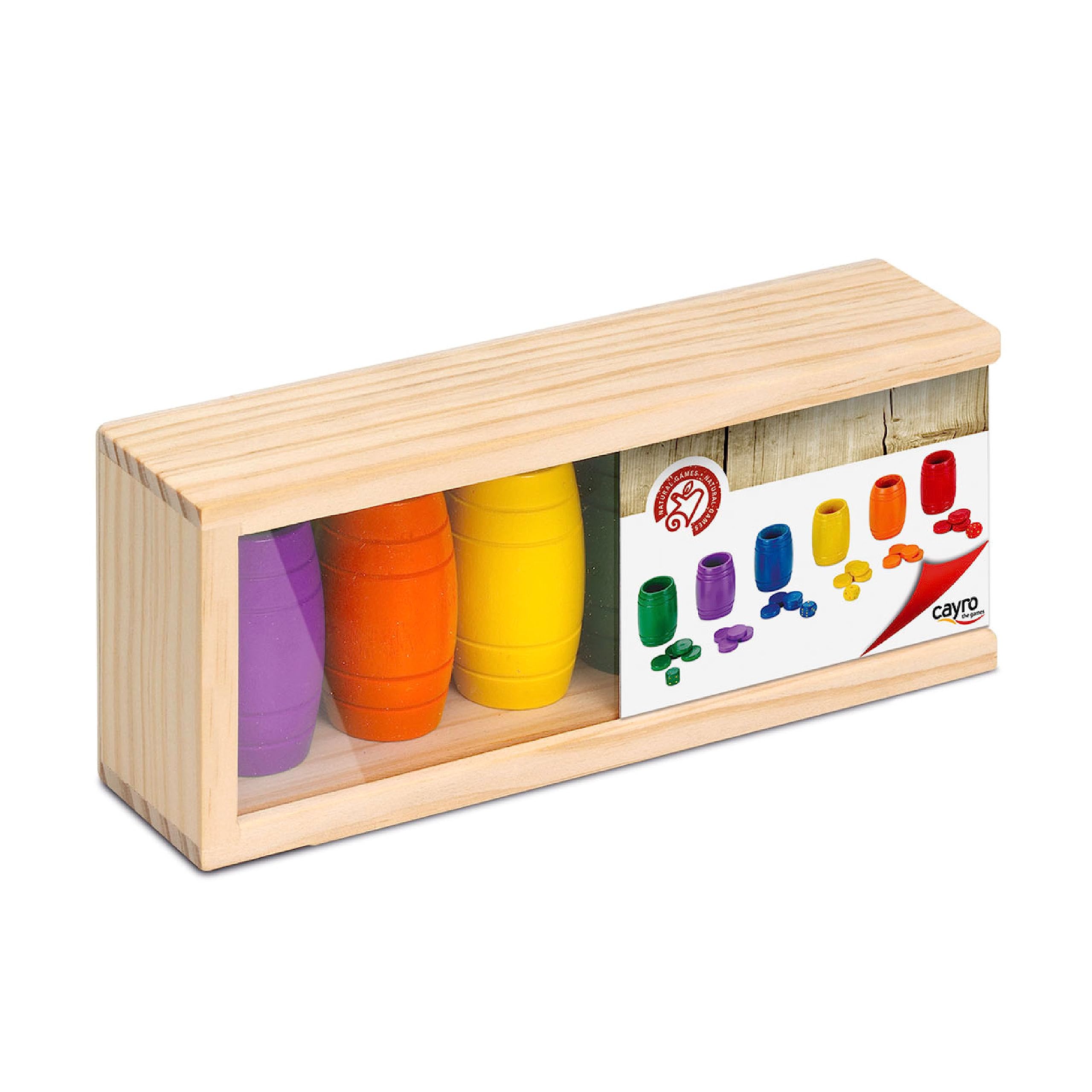 WOODEN PARCHEESI ACC. WITH GLASS COVER