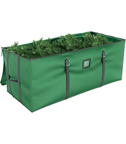 Costway Christmas Tree Storage Bag – Heavy Duty PE Container For 9ft Artificial Trees