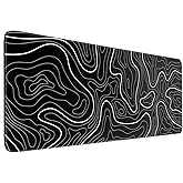 Gaming Mouse Pad, Large Mouse Pad 80 X 30CM (31.5 x 11.81 inches) Mousepad Big Desk Mat with Non-Slip Rubber Base Keyboard Pa