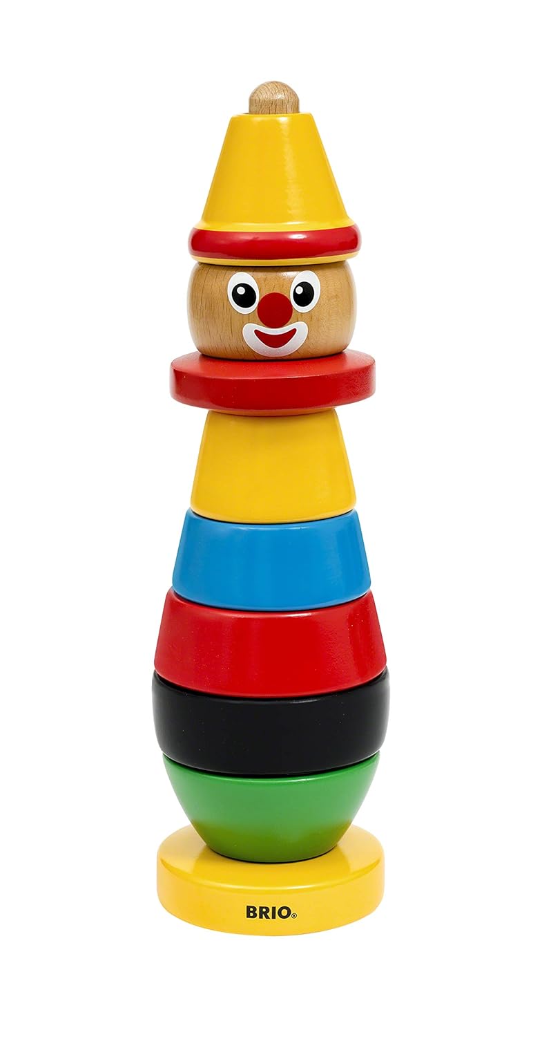 Wooden Stacking Clown
