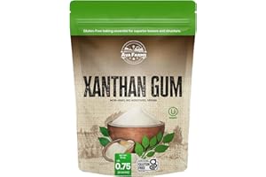 Ava Farms Xanthan Gum Powder – 12 Oz. – Gluten-Free, Non-GMO, Vegan, Kosher - Resealable Bag - Premium Thickener for Baking, Cooking, and More