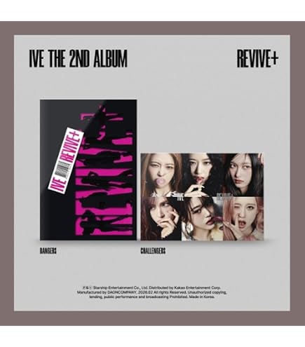 Amazon.com: IVE REVIVE+ 2nd Album with Tracking Sealed (Full Set