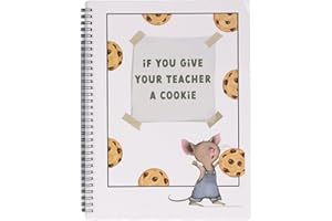 Livre de biscuits « If You Give Your Teacher A Cookie Book Teacher » Livre de remerciement pour enseignant innovant et attent