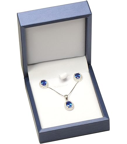 Amazon.com: Green Color Necklace Earring Set Jewelry Gift