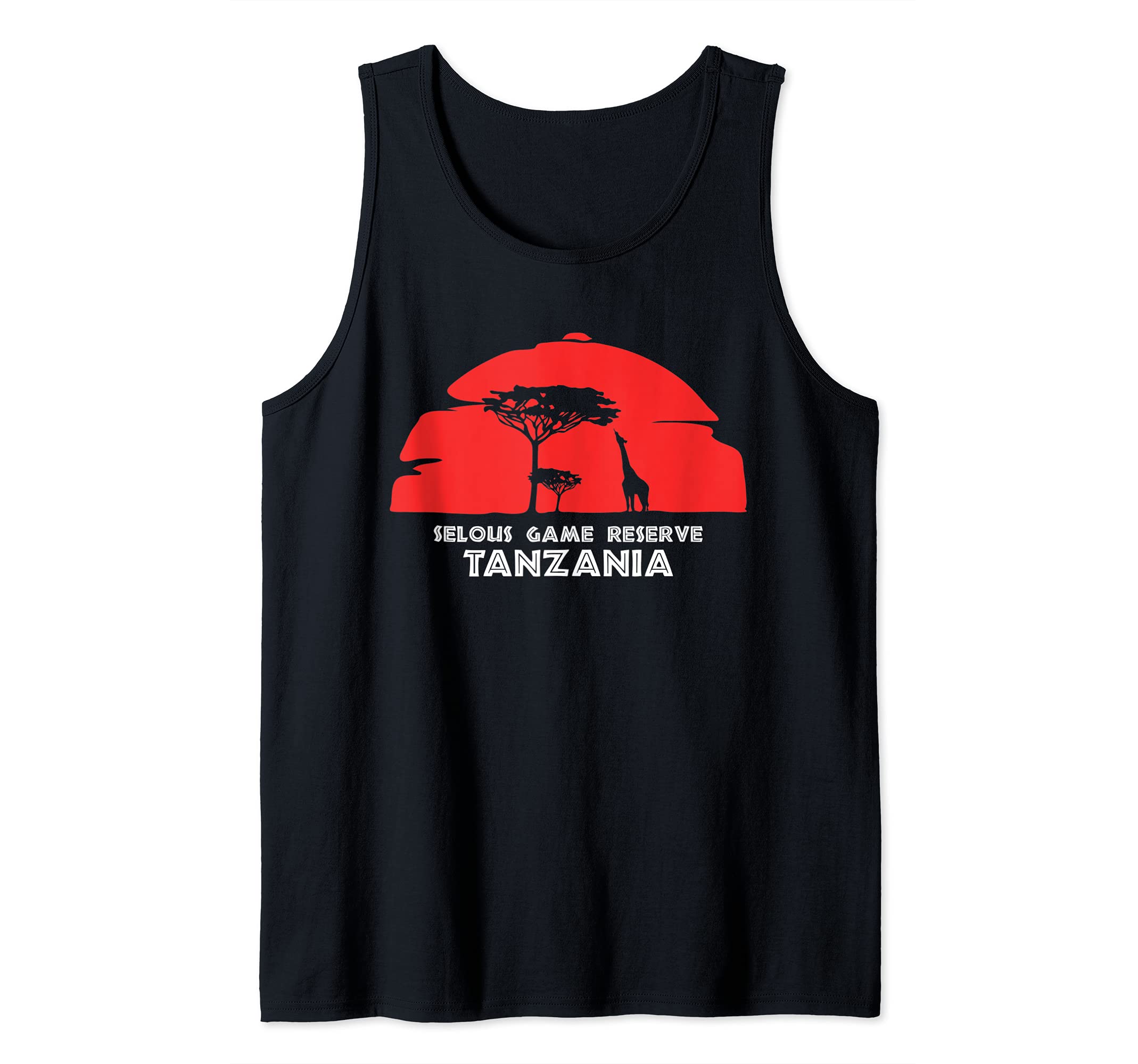 Selous Game Reserve, Tanzania Africa Safari Girrafe Tank Top