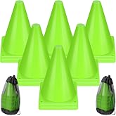 Leelosp 48 Pack Plastic Traffic Cones, Kids Sport