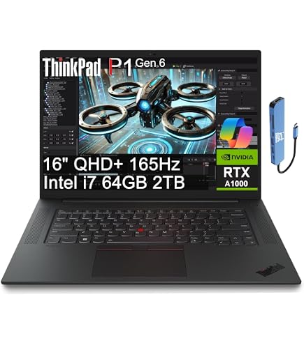 Amazon.com: Lenovo ThinkPad P1 Gen 4 20Y3007KUS 16