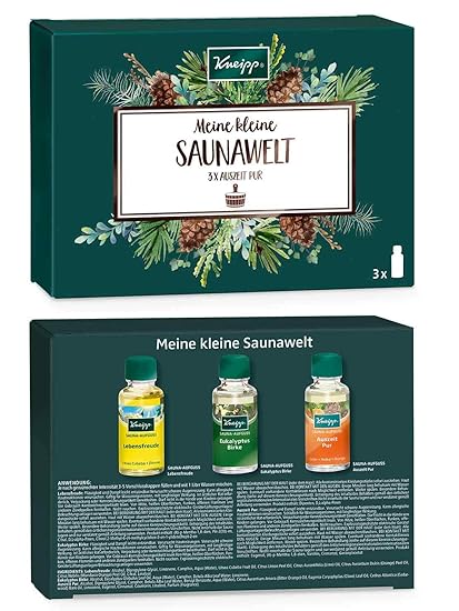 Kneipp Sauna Geschenkpackung- Meine kleine Saunawelt, 2er Pack x (3 x 20ml)