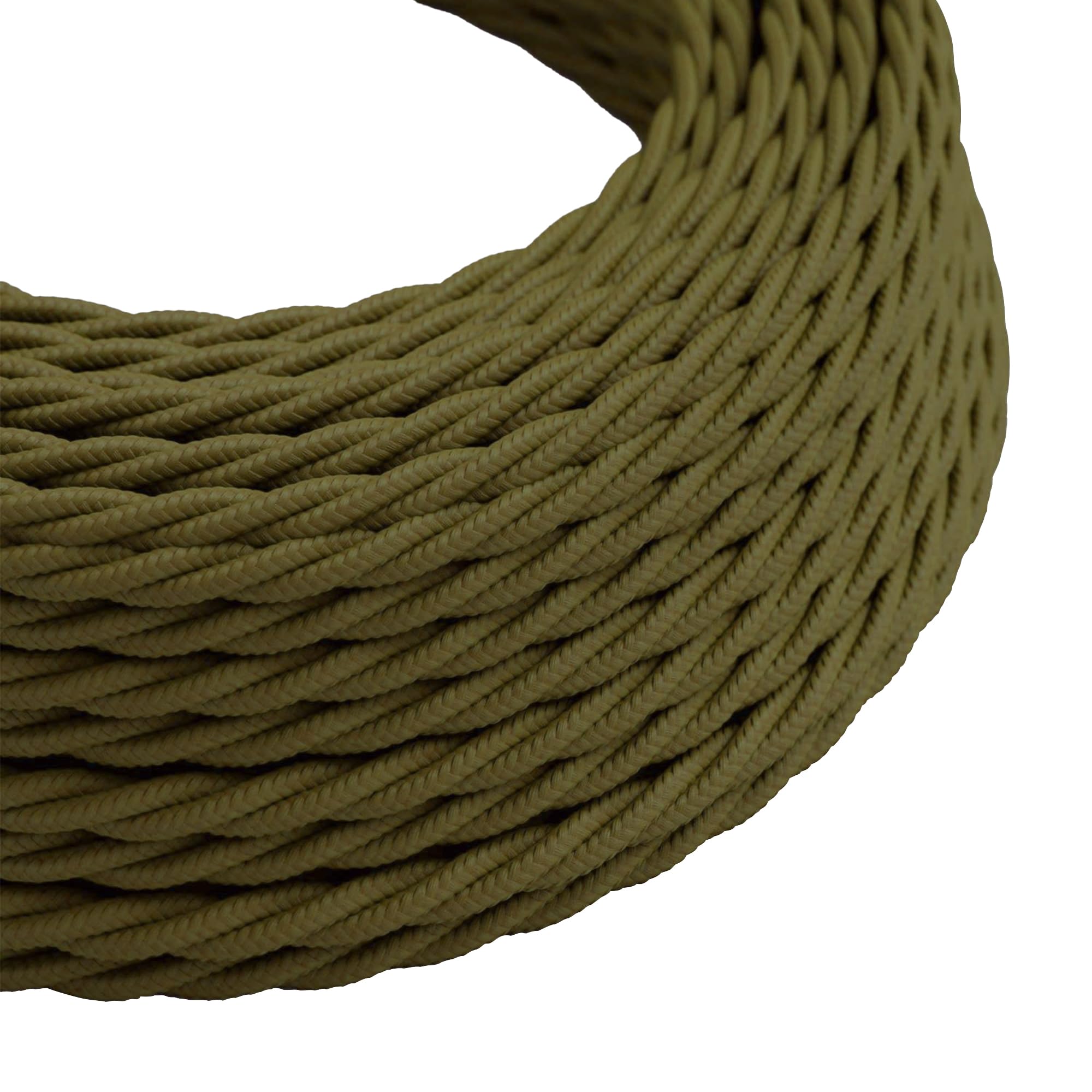 5 Meter Vintage 3 Core Twisted Electric Cable Fabric Covered Wire Italian Braided 0.75 mm Electrical Cable Flexible Wire for Lighting Other Appliances