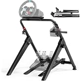ARES WING Sim Racing Wheel Stand Foldable &amp; Formula GT Cockpit | Simulator Cockpit Compatible with Logitech G29 G920, for ThrustmasterT300 T248, for Moza R3 R5, Fanatec, Simagic