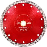 Casaverde Super Thin Diamond Porcelain Cutting Blade,Tile Blade 7 | Fast,Clean Cuts with Great Life &amp; Speed,Thin Turbo Mesh Rim, Suitable for Granite Marble Ceramic Tiles,7/8"-5/8" Arbor