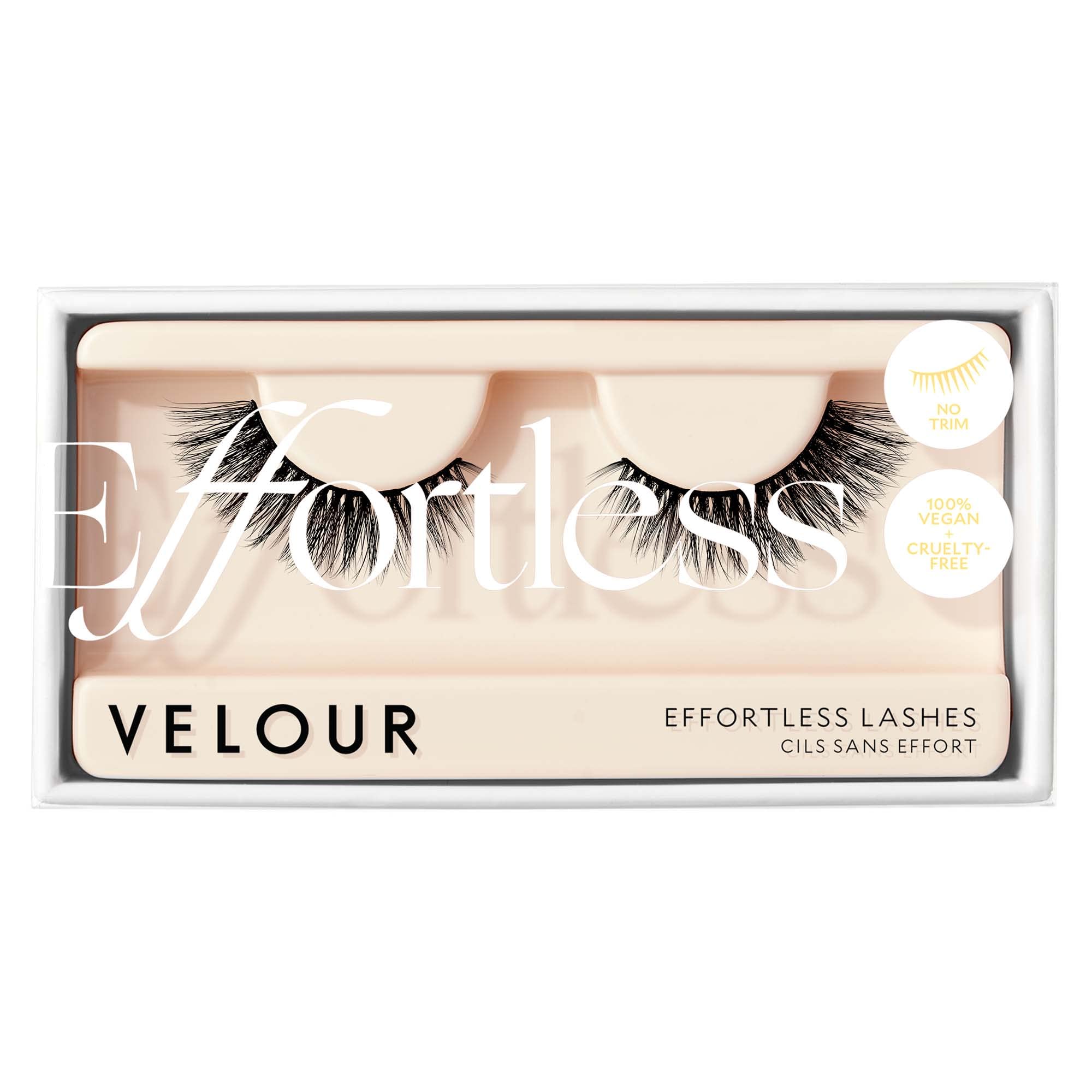 Photo 1 of Velour Effortless Lashes, Natural Looking False Eyelashes, Fluffy & Lightweight No Trim Eyelashes, Reusable Fake Lashes For All Eye Shapes, Vegan & Cruelty-Free, Lash Glue not Included (Final Touch)