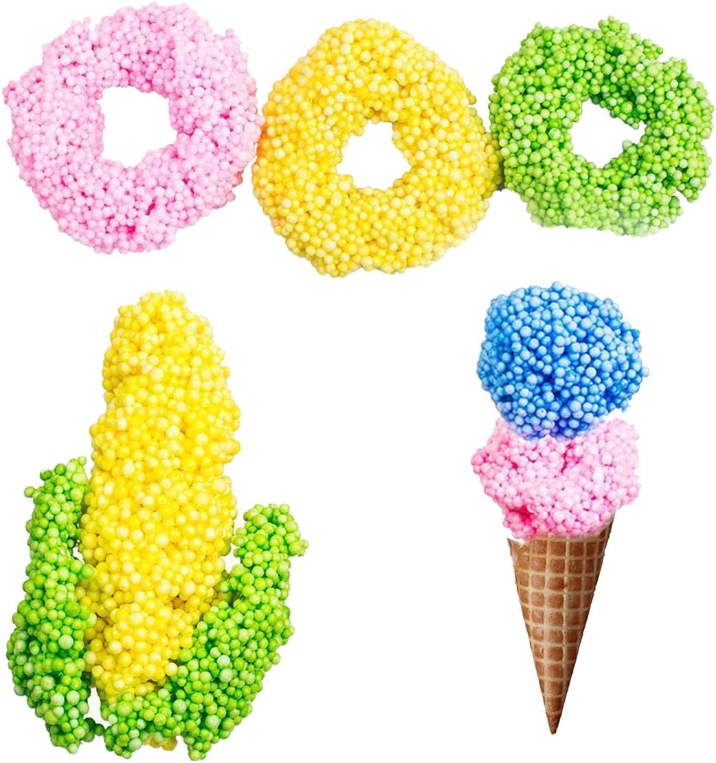 Flying Rabbit Play Foam Combo Styrofoam Foam Balls Small Tiny Colorful Foam Beads (6pc)