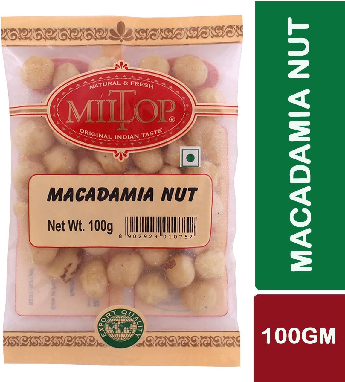 Miltop Macadamia Nuts, 100g