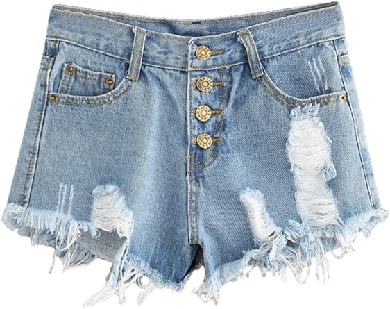 Distressed Denim Shorts Clearance Sale 