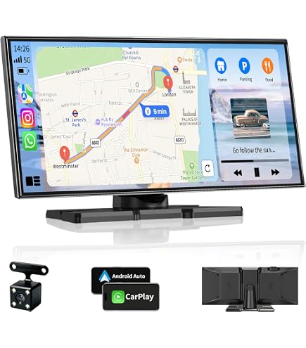 Amazon.com: 11.26 Inch HD Touchscreen Car Display, Wireless