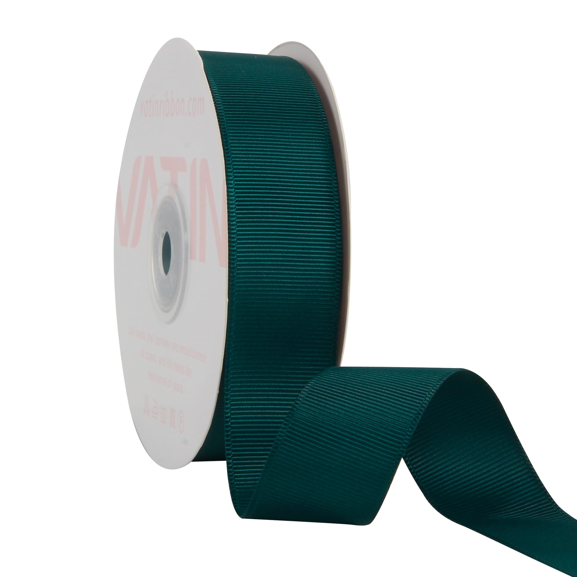 VATIN 25 mm Teal Grosgrain Ribbon 23 Metres Perfect for Wedding Decor, Wreath, Baby Shower,Gift Package Wrapping and Other Projects