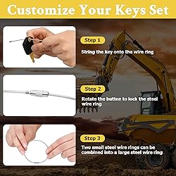 70 Heavy Equipment Keys Master Set, Machine Keys