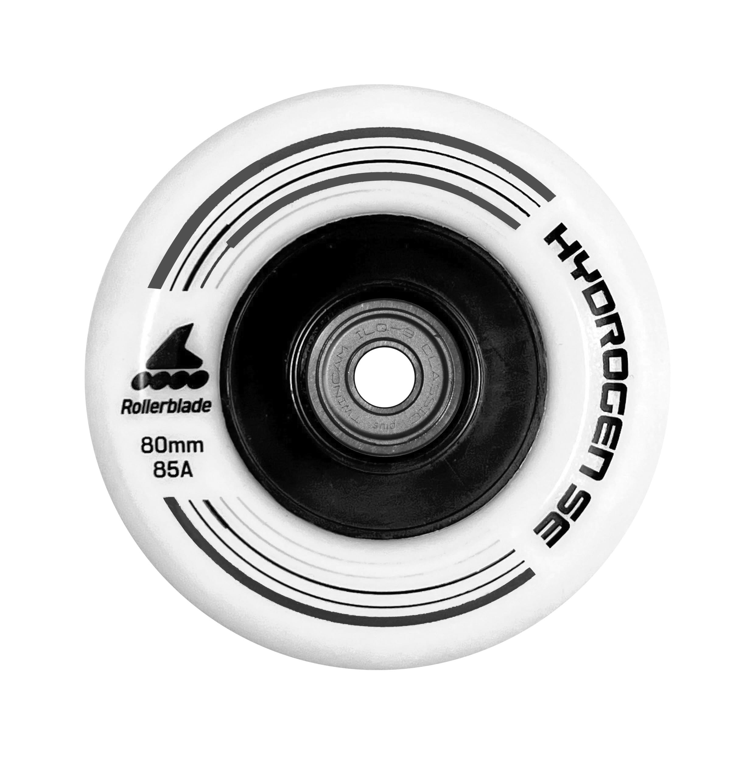 Rollerblade 80MM ILQ9 Wheel Bearing Hydro SE, Unisex Adult Wheels, White, EA