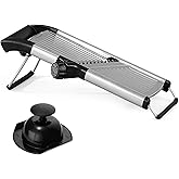 Supernal Mandoline Slicer for Kitchen Adjustable Mandolin Slicer Stainless Steel Mandoline Food Slicers Vegetable Cutter Vegg