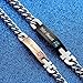 GAGAFEEL His Only Her One Couple Cuff Wrist Bracelet Stainless Steel Chain Anniversary Gift for Lover