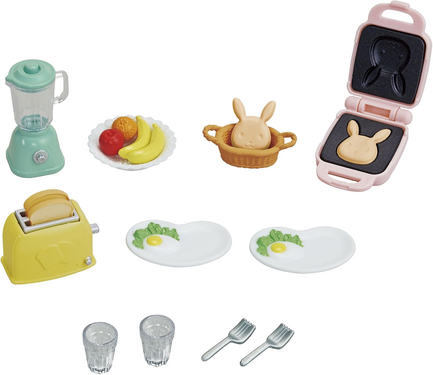 Sylvanian Families 5444 Breakfast Playset - Dollhouse Playsets, Multicolor, klein - Image 3