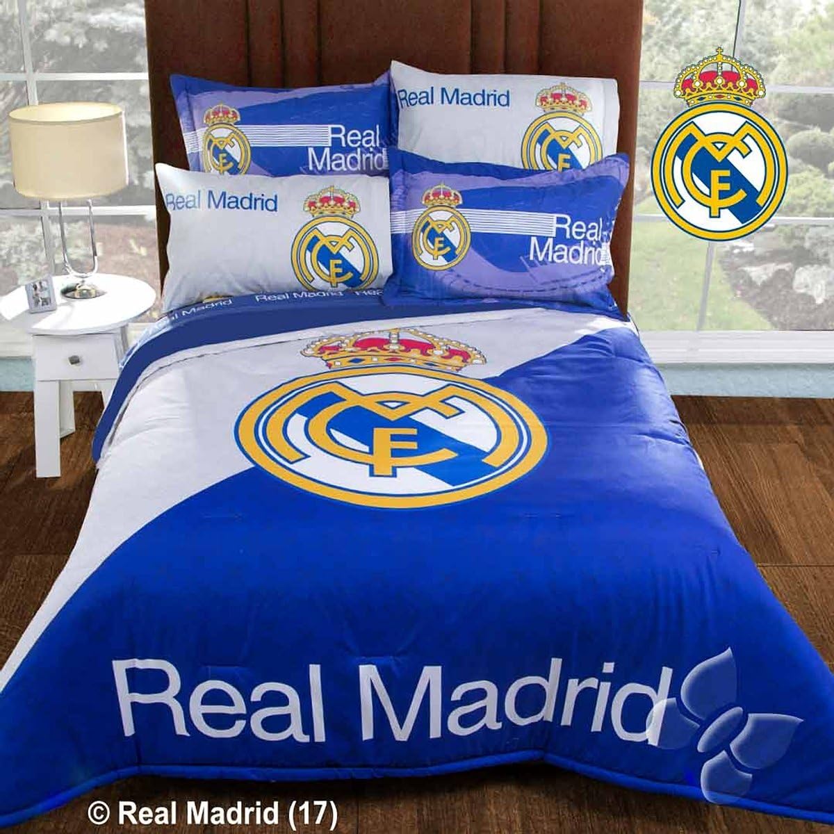 Real Madrid Champions Comforter Set Twin