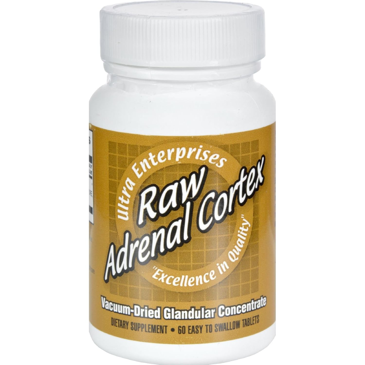 Ultra Glandulars Raw Adrenal Tablets With Cortex Health
