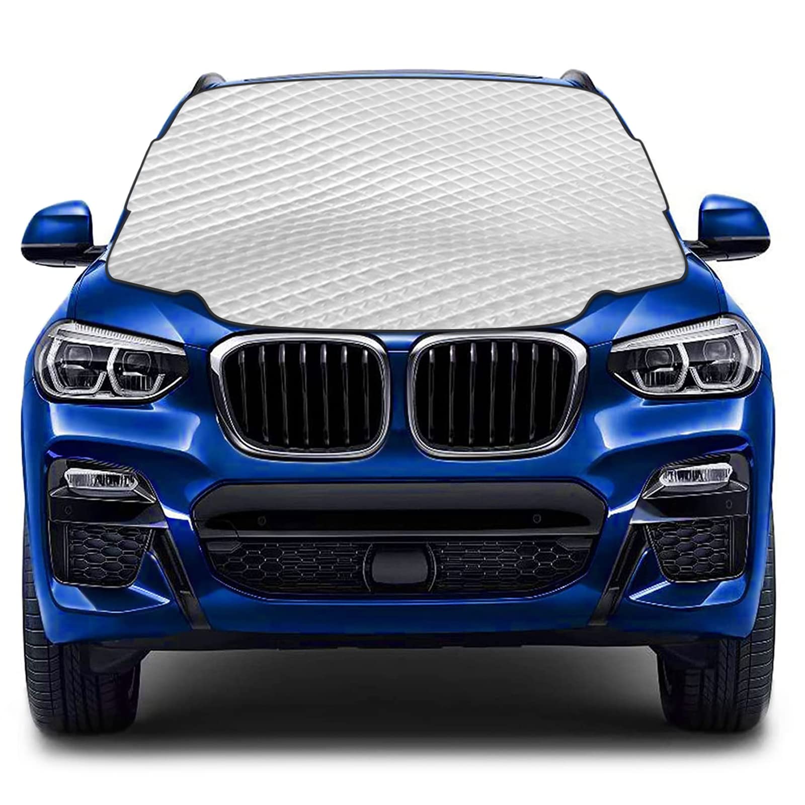 Car Windscreen Cover,Windshield Cover Sunshades,Sun Shade UV Protective Front Window Cover Fit for Cars, SUVs and Truck,157cm×126cm