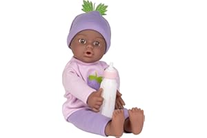 Adora Amazon Exclusive Sweet Babies Collection, 11” Soft and Cuddly Girl Baby Doll | Machine Washable, Birthday Gift For Ages 1+ - Baby Girl Grape