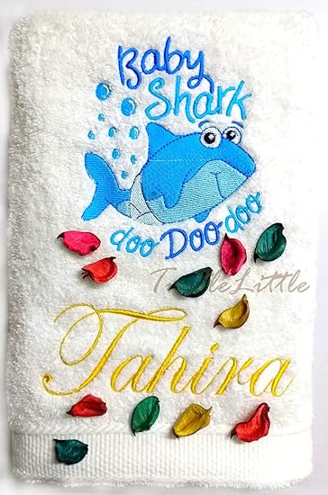 baby shark towel