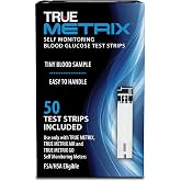 TRUE METRIX Self Monitoring Blood Glucose Test Strips, 50 Count | Blood Glucose Test Strips Compatible with TRUE METRIX Family of Self Monitoring Blood Glucose Meters, Fast and Easy to Use