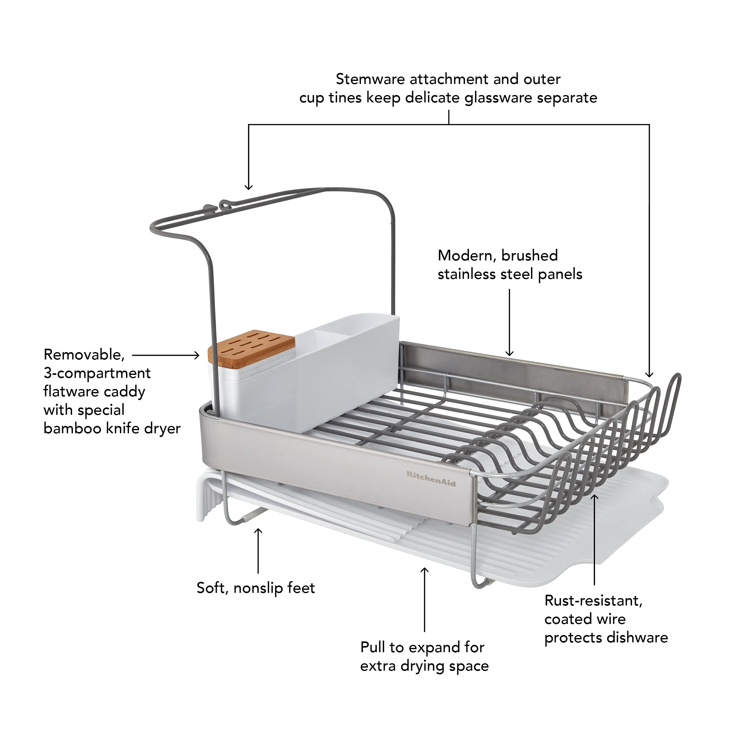 Kitchenaid Max Capacity Rack Mua KitchenAid Full Size Compact to Full Capactiy Expandable Rust ...