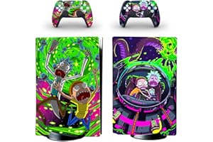 GaeErFut Anime P-S5/Play-station Protectors Skins Cover,P-S5/Play-Station Digital Edition Console Controller Skins Cover Protectors,Durable, Bubble-Free Stickers Protectors Accessories for P-S5