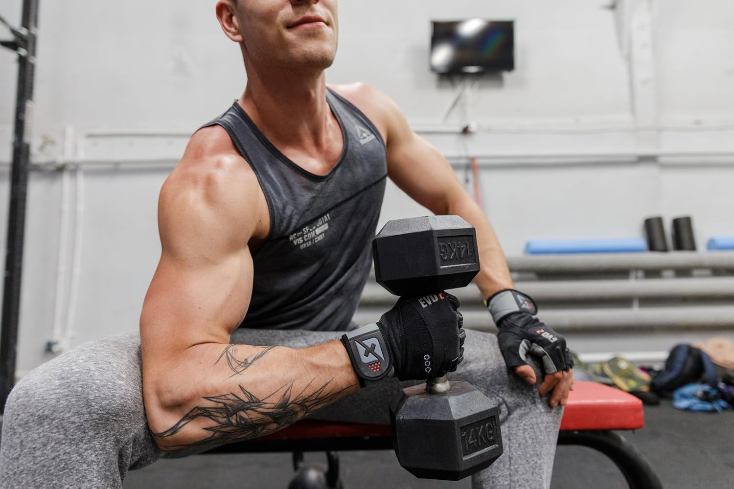 skott Evo 2 Weightlifting Gloves with Integrated Wrist Wrap Support-Double Stitching for Extra Durability-Get Ripped with The Best Body Building Fitness and Exercise Accessories : Sports & Outdoors