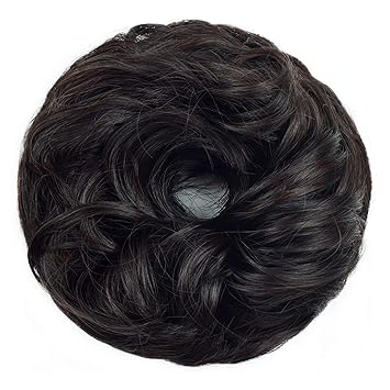 Amazon Com Rosebud Hair Bun Extensions Messy Donut Synthetic