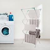 Straame 3 Tier Clothes Airer White 63 x 46 x 138 Drying Rack view 6