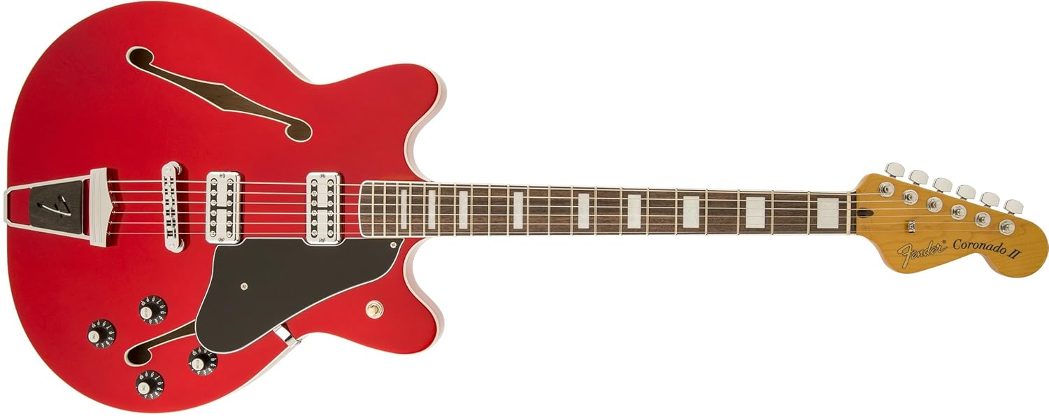 Amazon.com: Fender Modern Player Coronado, RW, Candy Apple Red: Musical  Instruments
