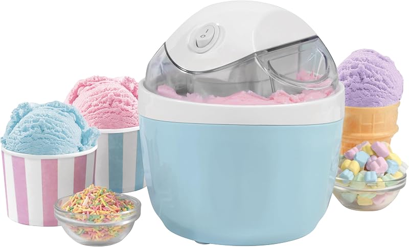 Giles & Posner Ice Cream Maker Electric Frozen Yogurt Sorbet 500ml Blue