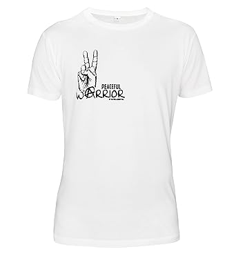 Natural Born Yogi - Camiseta de Manga Corta de Yoga Peaceful ...