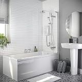 Mira Jump Dual Electric Shower 10.8 kW White Dual Outlet 200mm Handset view 2