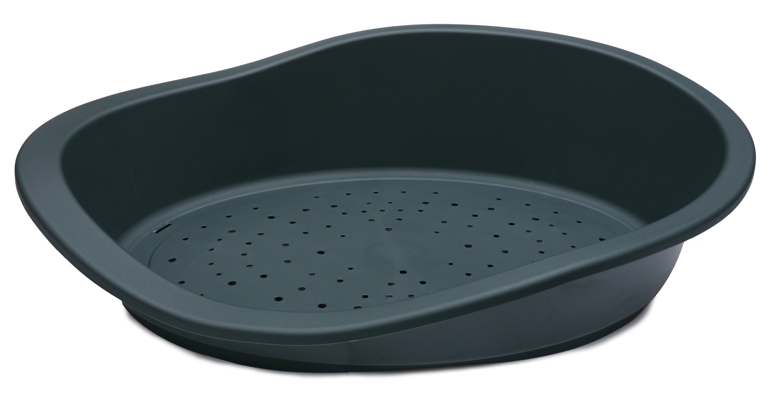 Rosewood Sonny Classic 95 Plastic Dog Bed, Graphite