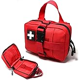 YUNCAIMAOYI Tactical Empty First Aid Pouch – 1000D Nylon, Built for Outdoor & Emergency Use, IFAK Rip-away EMT First Aid Pouches Tactical Molle Medical Kit Pouch for Travel, Hiking, Hunting