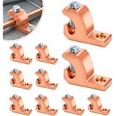 Pool Bonding Lug 10 Pack, Solid Copper Lay-in Connector for 4-14 AWG Wire | Fast No-Cut Installation with Reliable Conductivity; Helps Resist Corrosion in Pools, Spas, Conduits and Bonding Systems