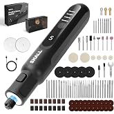 SHALL Cordless Rotary Tool Kit, 3.7V Mini Rotary Tool with 5 Speed and 104 Accessories, Multi-Purpose Power Engraving Tool for Sanding, Cutting, Carving, Drilling, Polishing, DIY Crafts - Type-C